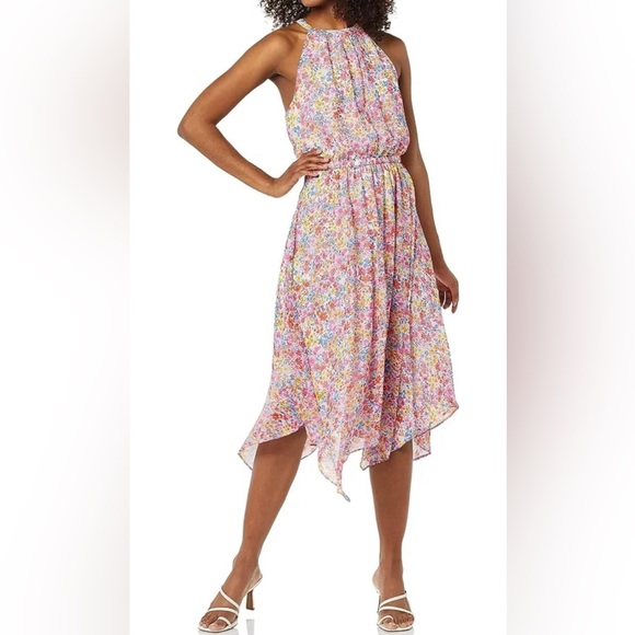 BCBGeneration Women's Fit and Flare Halter Neck Elastic Stretch... Size XS - Picture 1 of 7